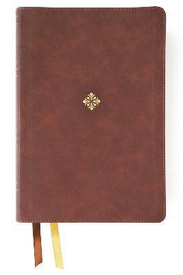 Nkjv, Thompson Chain-Reference Bible, Large Print, Leathersoft, Brown, Red Letter, Comfort Print - Frank Charles Thompson