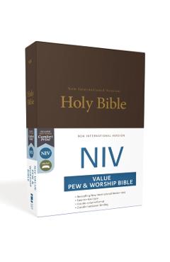 NIV, Value Pew and Worship Bible, Hardcover, Brown - Zondervan