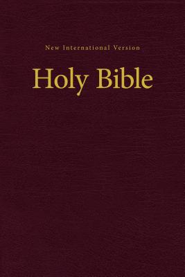 NIV, Value Pew and Worship Bible, Hardcover, Burgundy - Zondervan
