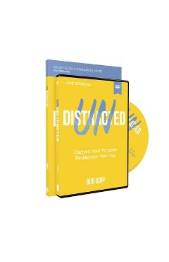 Poza produsului Undistracted Study Guide with DVD: Capture Your Purpose. Rediscover Your Joy. - Bob Goff