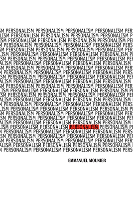Coperta cărții 'Personalism - Emmanuel Mounier'