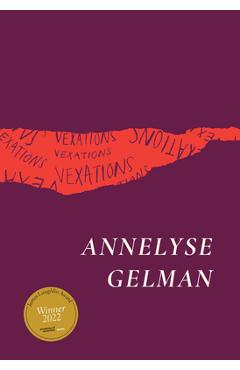Coperta cărții 'Vexations - Annelyse Gelman'