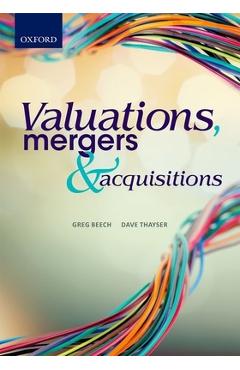 Coperta cărții 'Valuations, Mergers and Acquisitions - Greg Beech'
