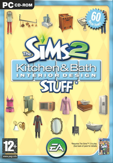 Cd-Rom The Sims 2 - Kitchen And Bath Interior Design Stuff