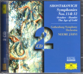 2CD Shostakovich - Symphonies Nos.11 And 12 - Neeme Jarvi