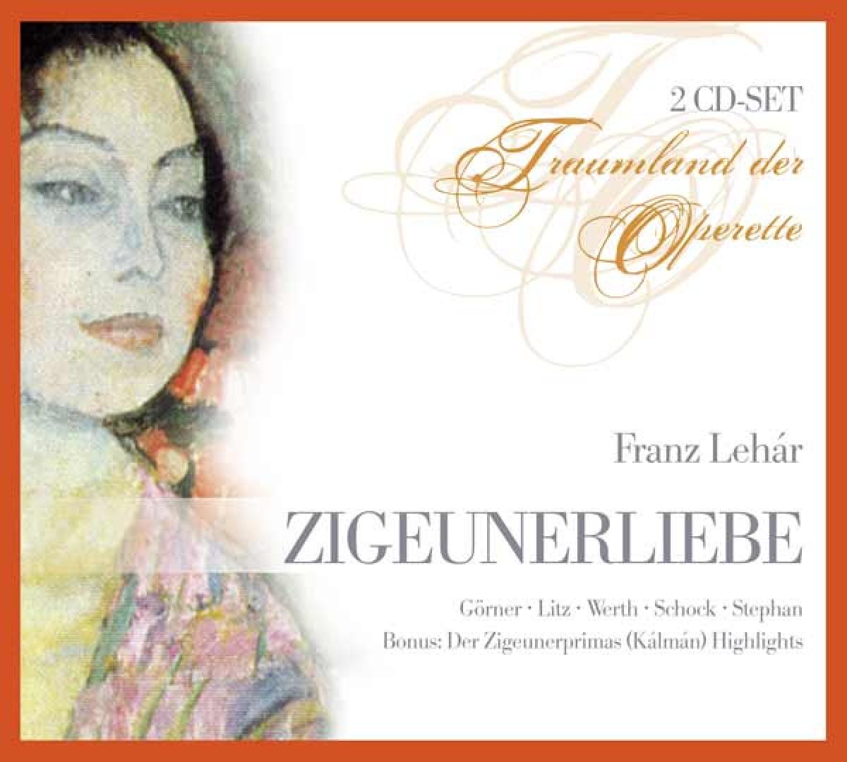 2CD Lehar - Zigeunerliebe + Kalman - Der Zigeunerprimas highlights