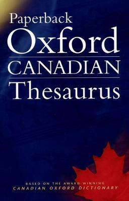 Paperback Oxford Canadian Thesaurus - Robert Pontisso
