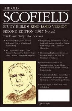 Coperta cărții 'Old Scofield Study Bible-KJV-Classic: 1917 Notes - C. I. Scofield'