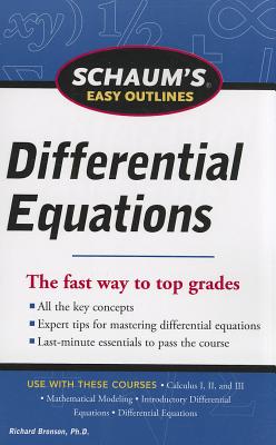 Schaum's Easy Outlines Differential Equations - Richard Bronson