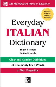 Coperta cărții 'Everyday Italian Dictionary - Collins'