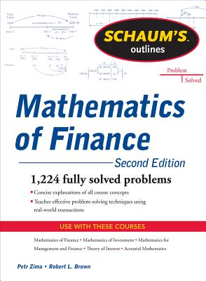 Schaum's Outline of Mathematics of Finance, Second Edition - Robert Brown