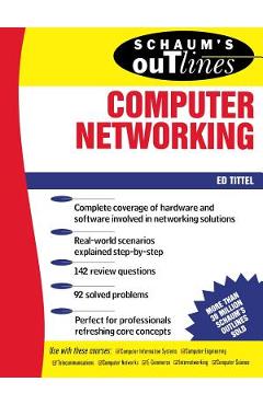 Coperta cărții 'Schaum's Outline of Computer Networking - Ed Tittel'