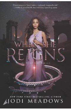Coperta cărții 'When She Reigns - Jodi Meadows'