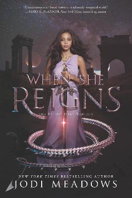 Coperta cărții 'When She Reigns - Jodi Meadows'