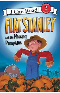 Coperta cărții 'Flat Stanley and the Missing Pumpkins - Jeff Brown'