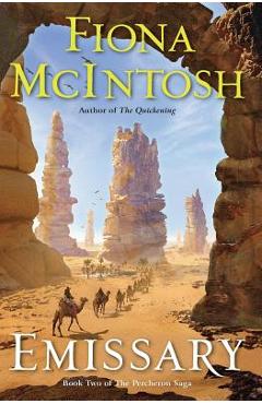 Coperta cărții 'Emissary: Book Two of the Percheron Saga - Fiona Mcintosh'