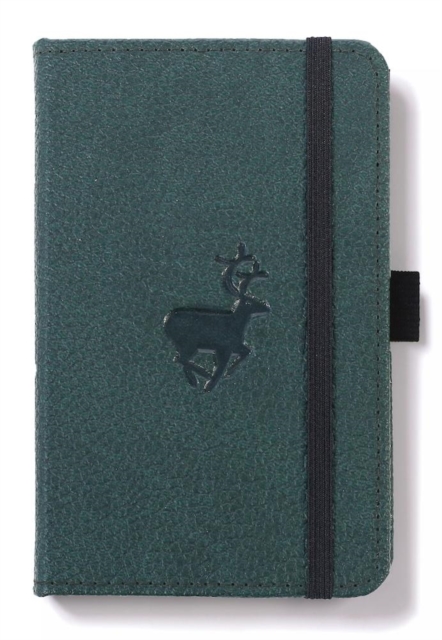 Dingbats* Wildlife A6 Pocket Green Deer Notebook - Plain - 