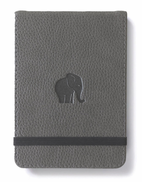 Dingbats* Wildlife A6 Reporter Grey Elephant Notebook - Dotted - 