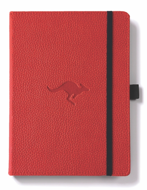 Dingbats* Wildlife A5 Red Kangaroo Notebook - Squared -