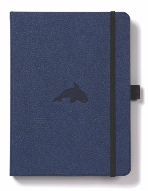 Dingbats* Wildlife A5 Blue Whale Notebook - Squared -