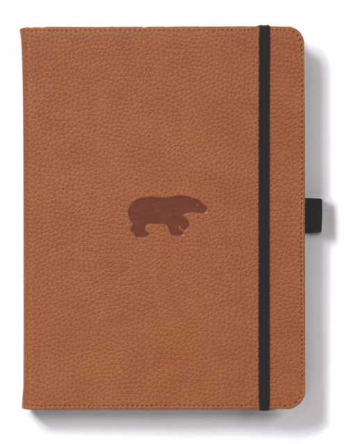 Dingbats* Wildlife A5 Brown Bear Notebook - Squared - 