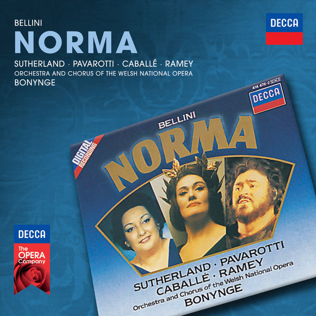 3CD Bellini - Norma - Sutherland, Pavarotti, Caballe, Ramey