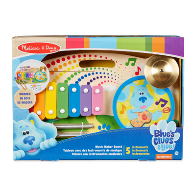 Coperta cărții 'Blues Clues & You Wooden Music Maker Board - Melissa & Doug'