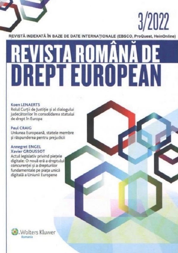 Revista Romana de Drept European Nr.3/2022