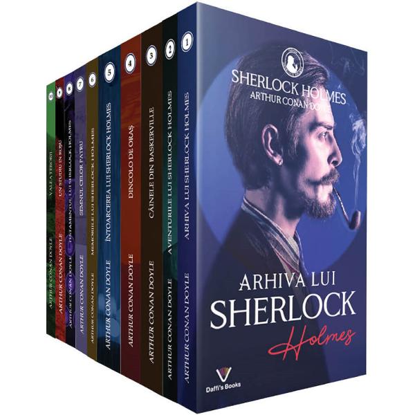 Pachet 10 volume: Sherlock Holmes - Arthur Conan Doyle