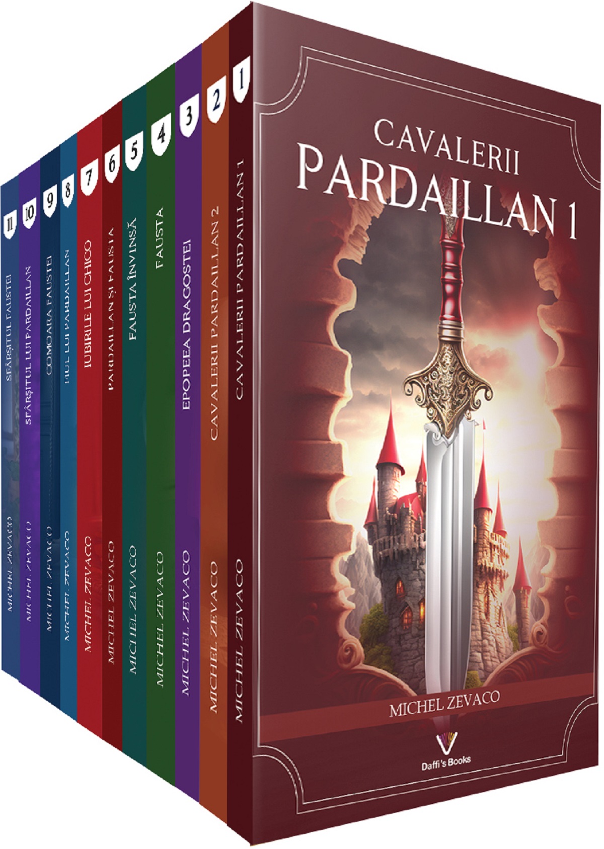 Pachet 11 volume: Cavalerii Pardaillan - Michel Zevaco