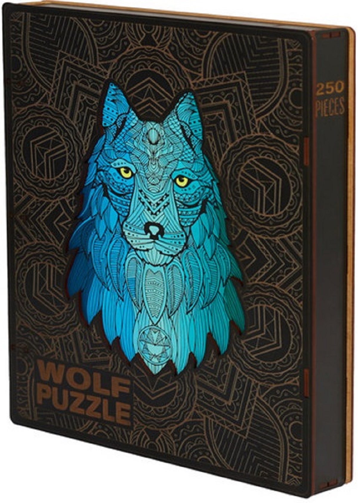 Puzzle 250 din lemn: Lup