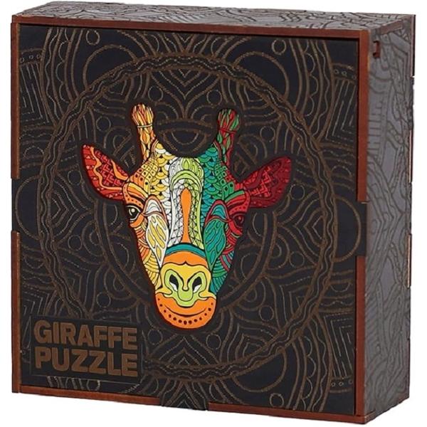 Puzzle 70 din lemn: Girafa