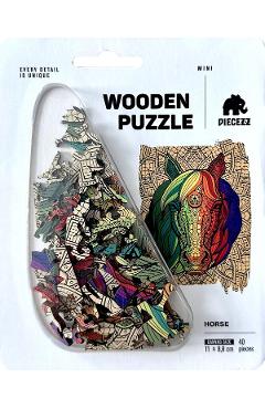 Imaginea produsului 'Puzzle 40 din lemn: Cal'