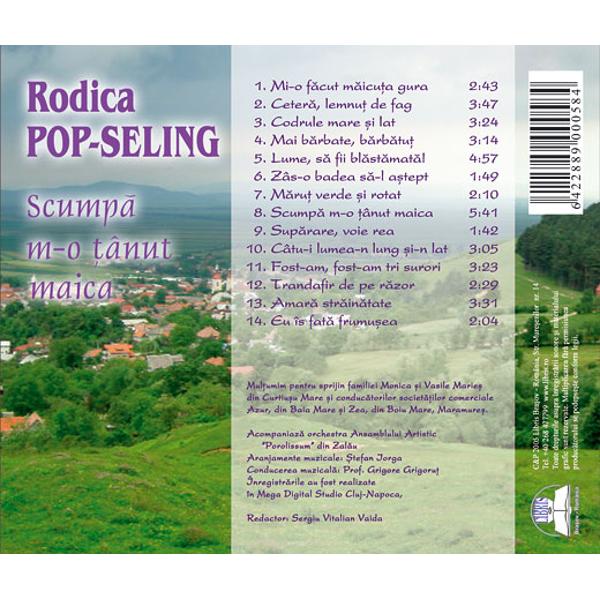 CD Rodica Pop-Seling - Scumpa m-o tanut maica