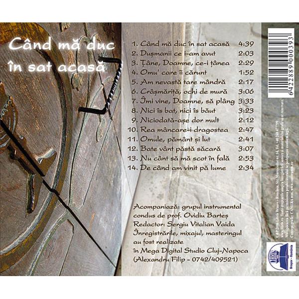 CD Petrica Muresan - Cand ma duc in sat acasa