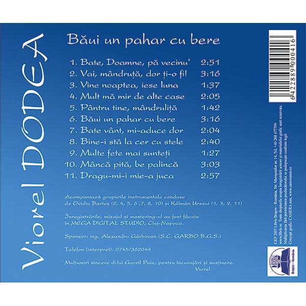 Cd Viorel Dodea - Baui Un Pahar Cu Bere