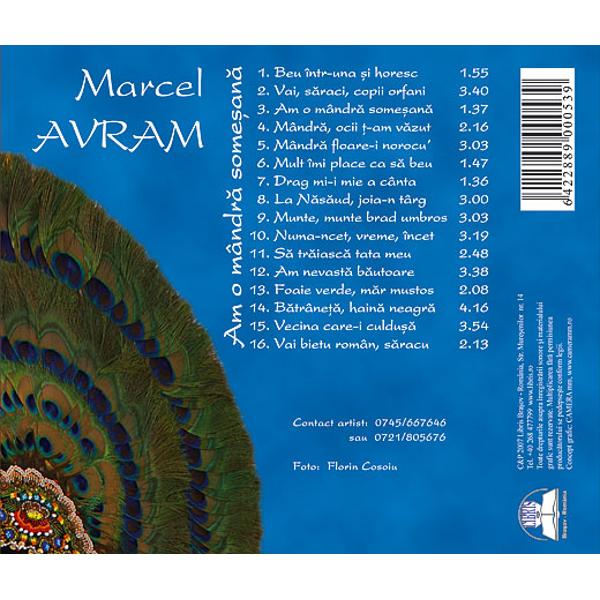 Cd Marcel Avram - Am O Mandra Somesana