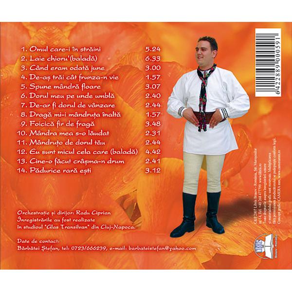 CD Stefan Barbatei - Dorul meu pe unde umbla