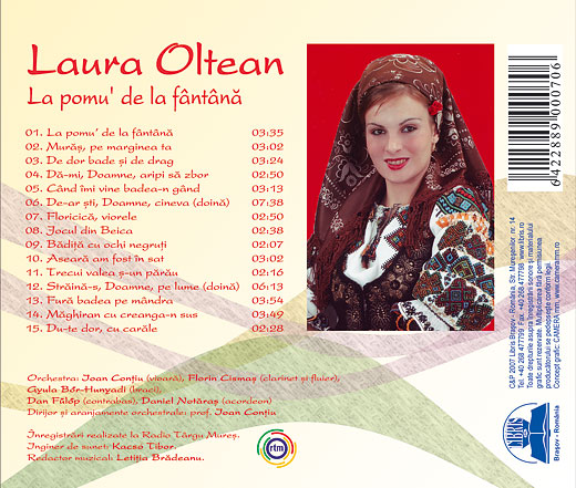 CD Laura Oltean - La pomu de la fantana