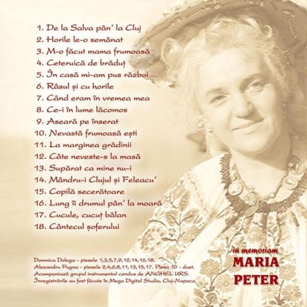 Cd Domnica Dologa Si Alexandru Pugna - De La Salva Pan La Cluj, In Memoriam Maria Peter