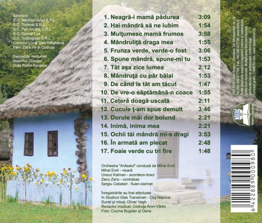 Cd Radu Arcalean - Multumesc Mama Frumos