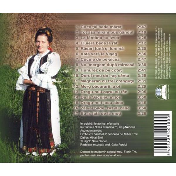 CD Florina Trif - Dorul meu de l-as canta