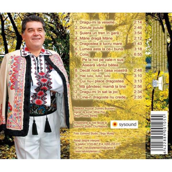 CD Nelu Sopterean - Dragu-mi la veselie