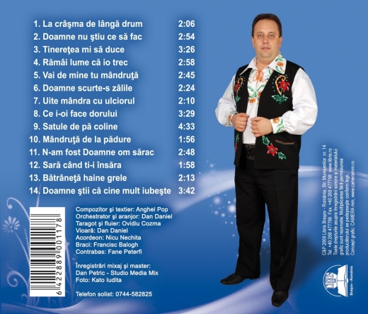 CD Dan Vascul - Tineretea mi sa duce
