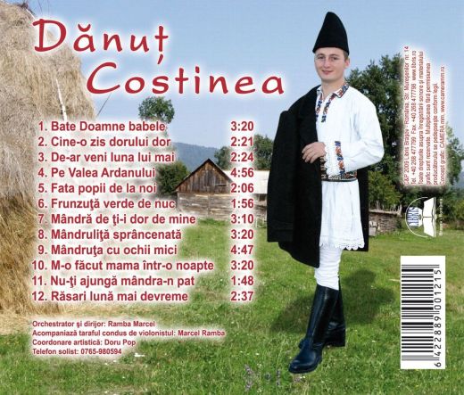 CD Danut Costinea - Pe Valea Ardanului