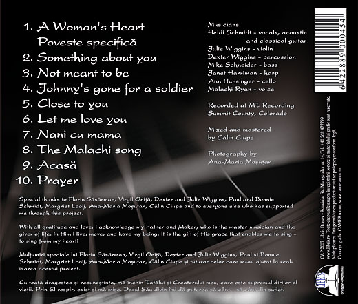 CD Heidi Schmidt - A Woman S Heart