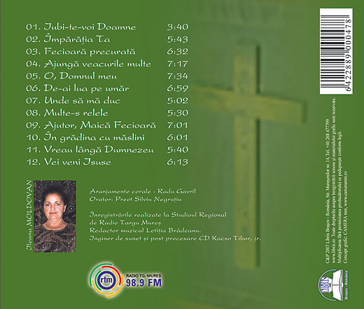 CD Ileana Moldovan si Grupul Psalmi - Iubi-te-voi Doamne.Cantece religioase