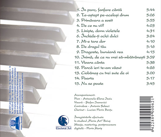 CD Simona Bedea Boboia - De dragul tau