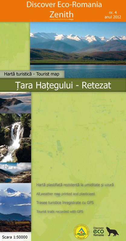 Tara Hategului-Retezat - Harta Turistica