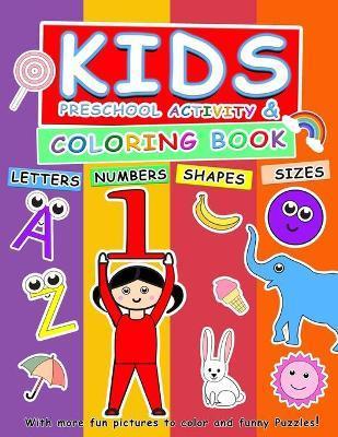 Activity and coloring book for kids (Pre school): Big Activity books for kids ages 4-8, Big Coloring & Activity book in one ( Coloring, Tracing, Machi - Amazing Brain Books